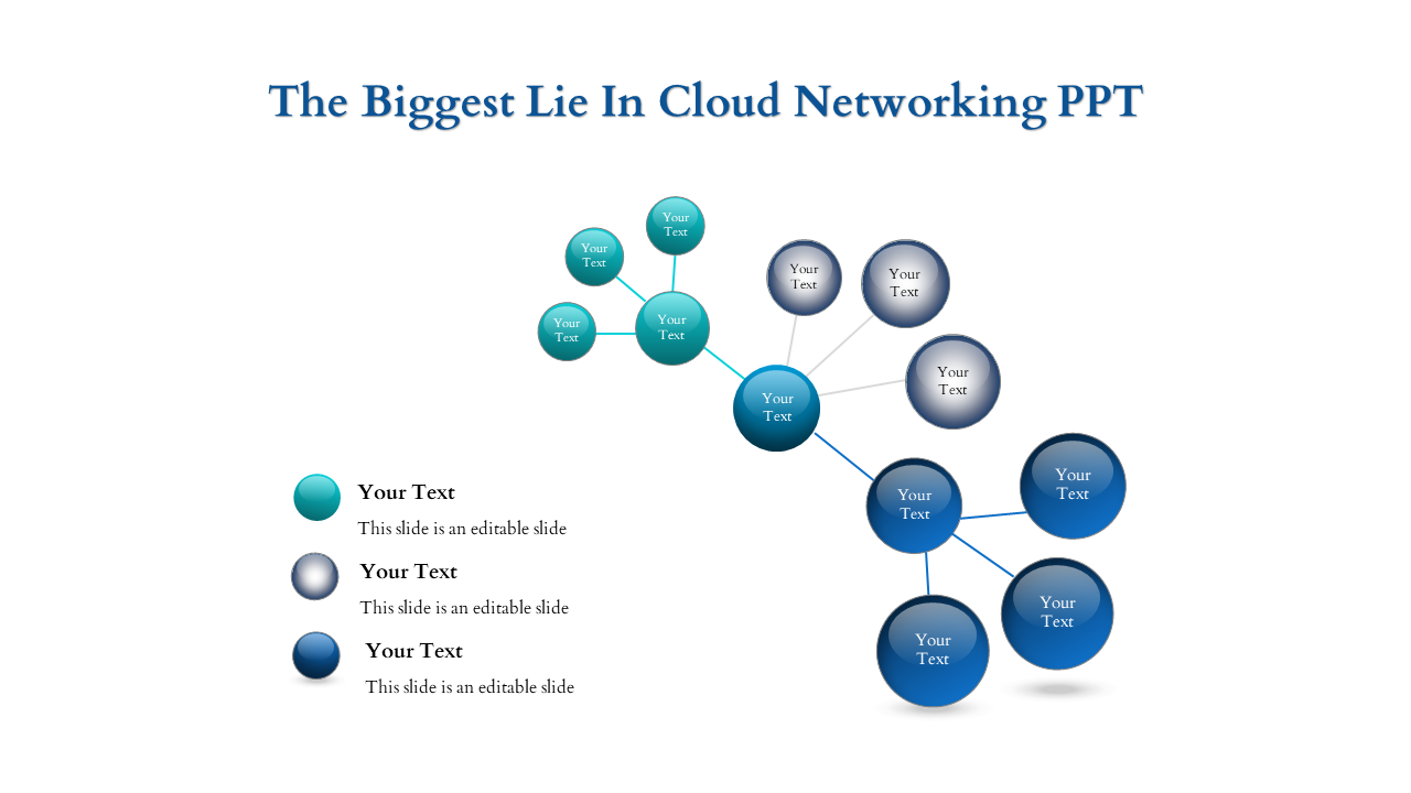 Professional Cloud Networking PPT Presentation For You
